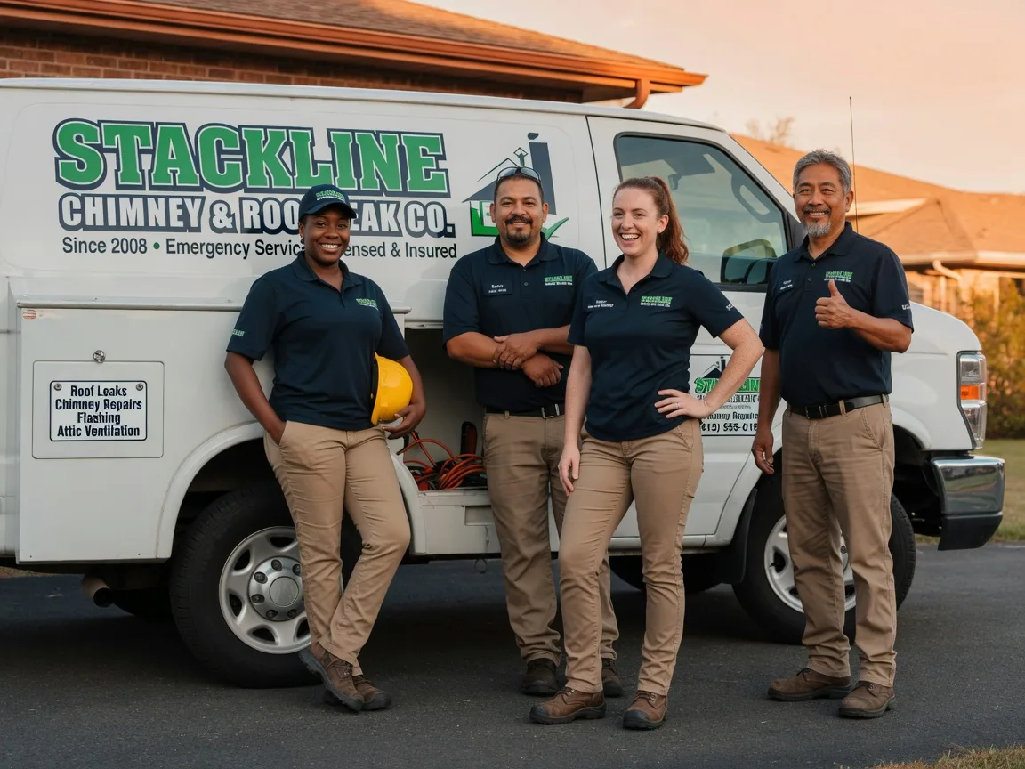 Chimney flashing repair company in Carmel, ME